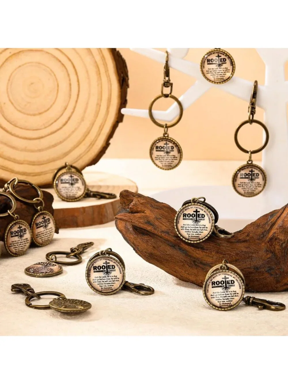 Religious Keychain Gifts for Men | Bulk Christian Accessories & Inspirational
